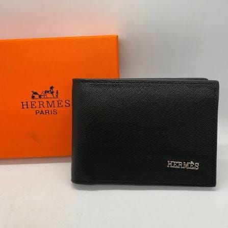 Portefeuille homme noir à rabat